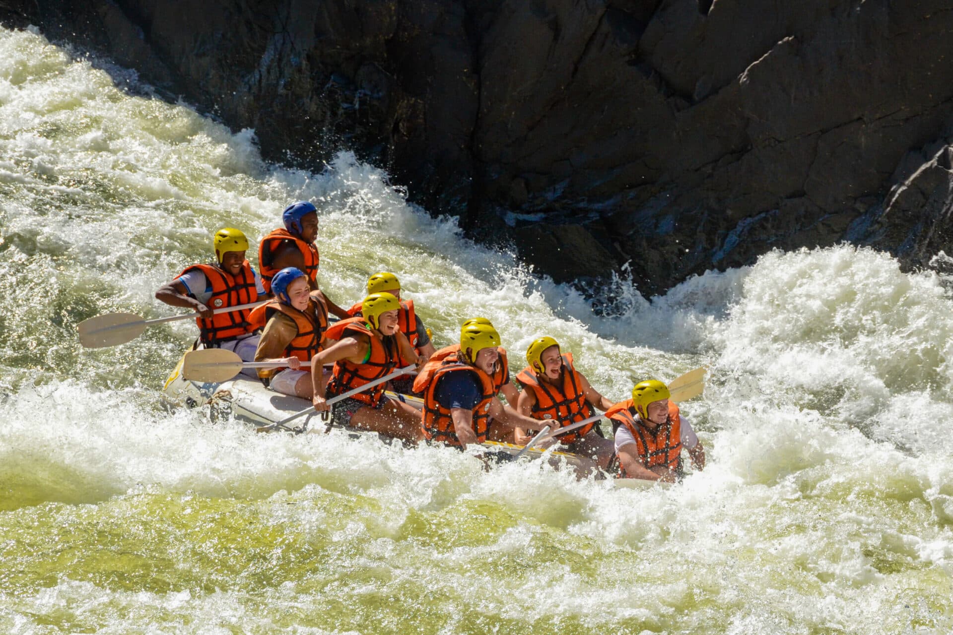 White Water Rafting — Victoria Falls